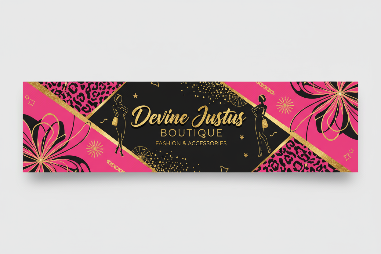 put in my name of the Boutique instead of Devine Justus Boutiqe